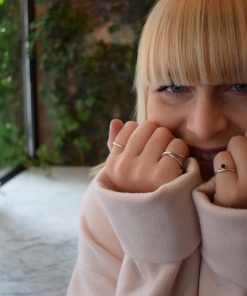 enkle ringe i sterling sølv