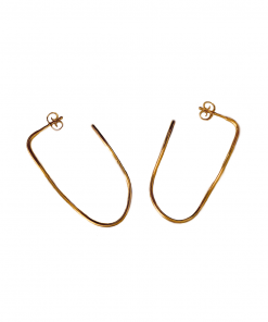 Forgyldt Curve ørestikker
