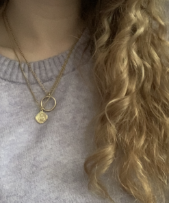 jomfrumaria vedhæng i guld