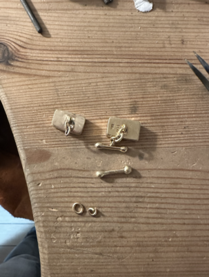 manchetknap processbilleder